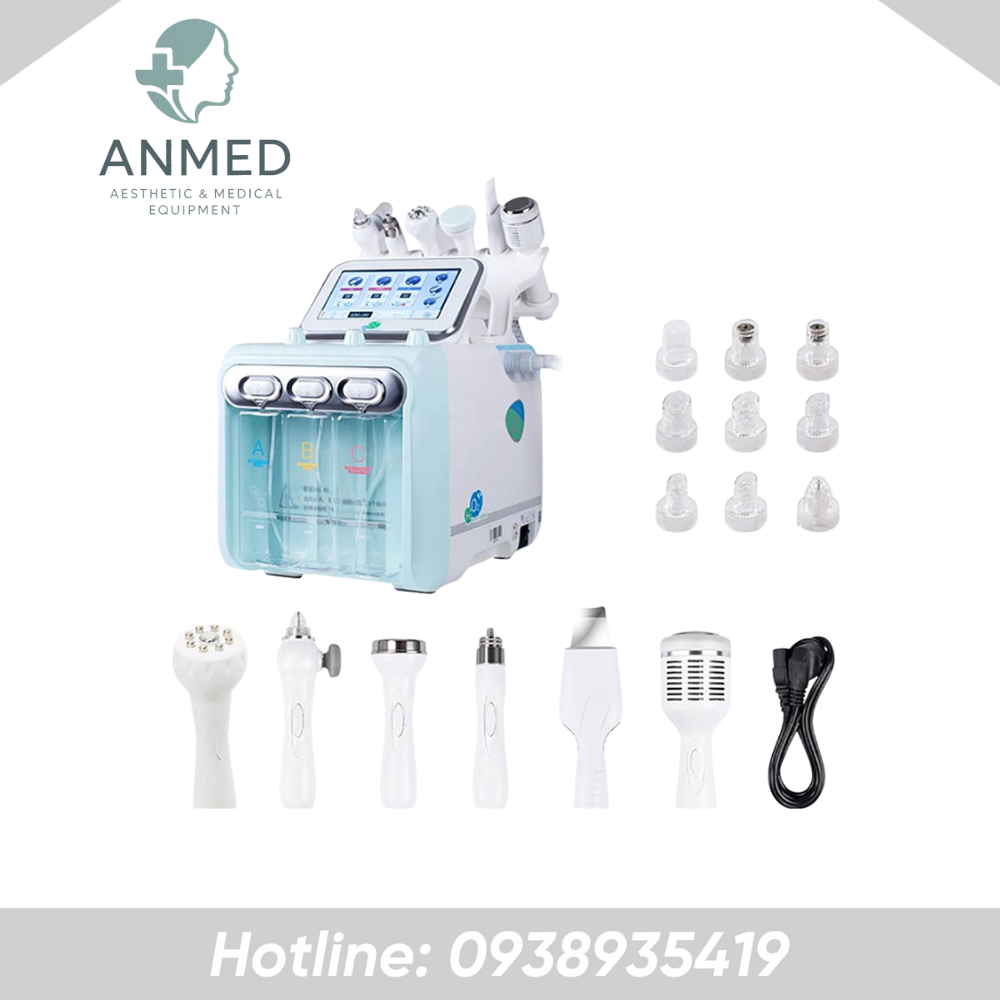 Máy chăm sóc da 6in1 H2O2 Hydrogen Oxygen