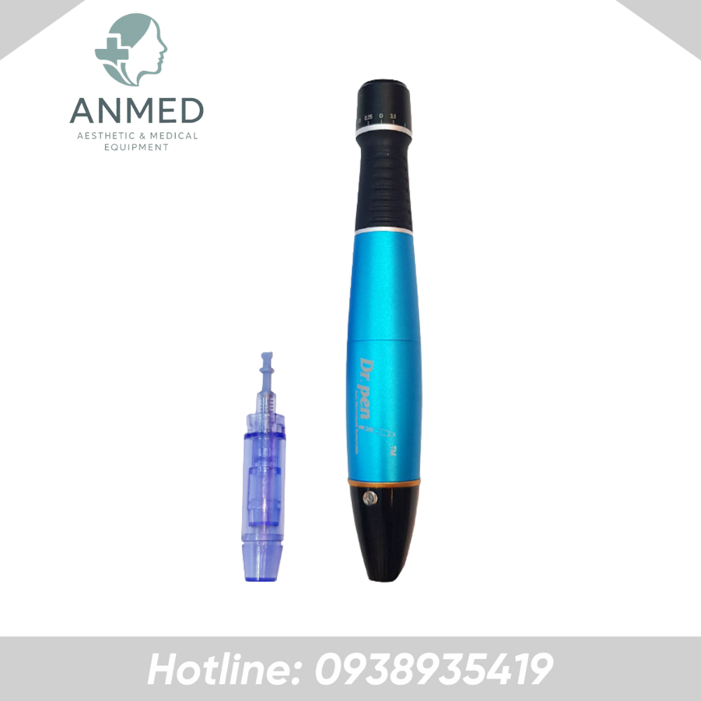 Máy lăn kim tích điện xanh DR PEN